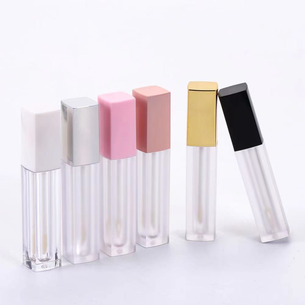 Square Clear Lip Gloss Tube